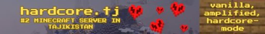 hardcore dot tj Minecraft Server