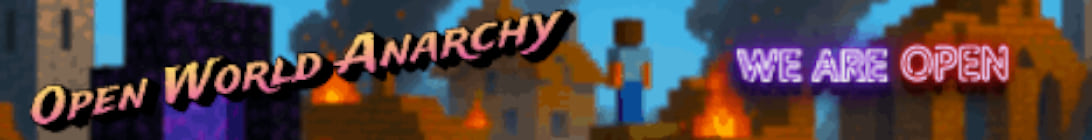Open World Anarchy Minecraft Server