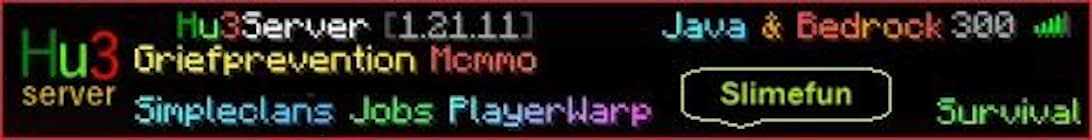 hu3 Minecraft Server