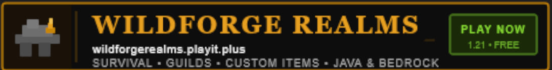 WildForge Realms Minecraft Server