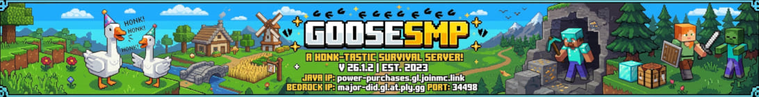 GooseSMP Minecraft Server