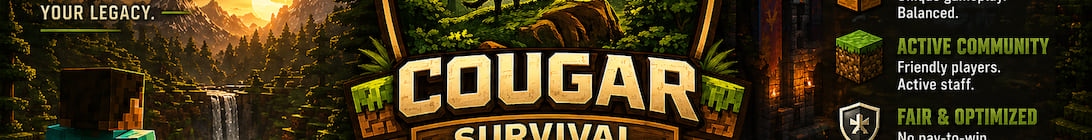 Cougar Survival Minecraft Server