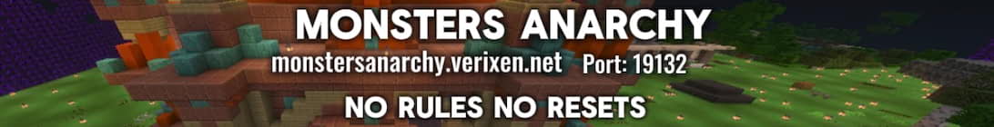 Monsters Anarchy Minecraft Server
