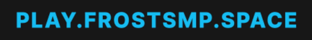 FROST SMP Minecraft Server