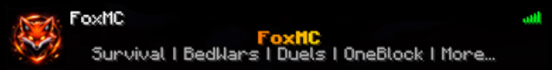 FoxMC Minecraft Server