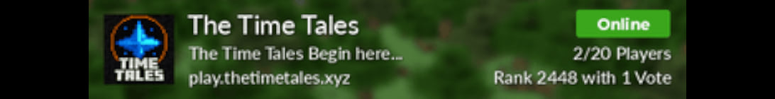 The Time Tales Minecraft Server