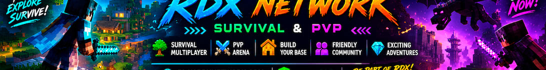 RDX NETWORK Minecraft Server