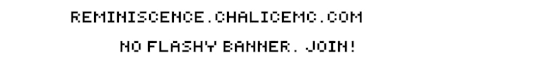 Reminiscence Minecraft Server