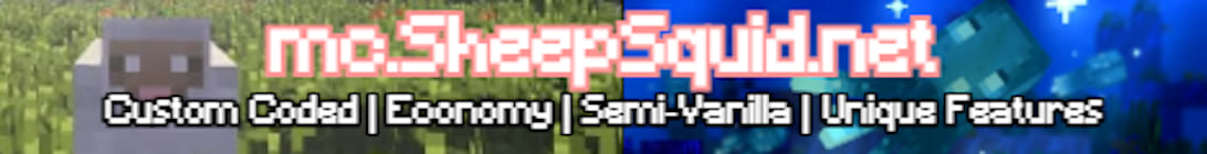 SheepSquid Minecraft Server