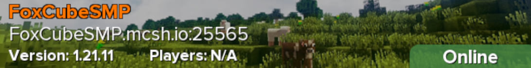 FoxCubeSMP Minecraft Server