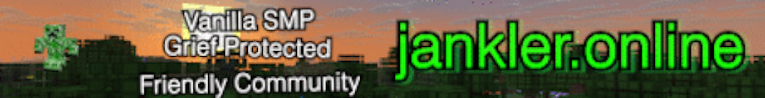 jankler online Vanilla SMP Minecraft Server