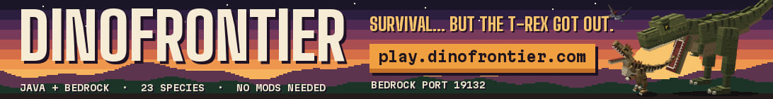 DinoFrontier Minecraft Server