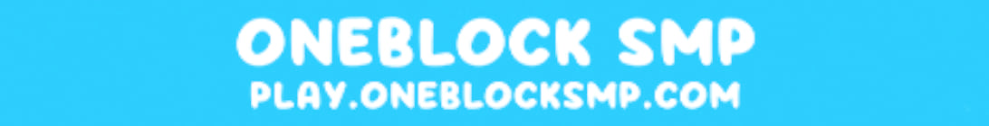 ONEBLOCK SMP Minecraft Server