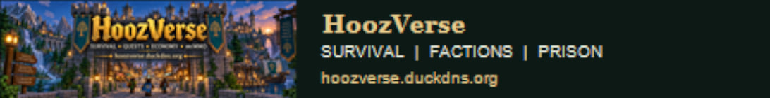 HoozVerse Minecraft Server