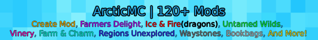 ArcticMC l One 120Plus Mods Minecraft Server