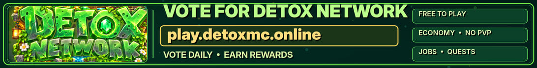 Detox Vanaheim Minecraft Server
