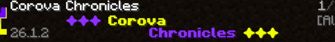 Corova Chronicles Minecraft Server