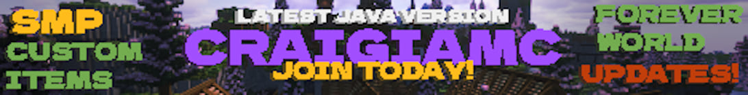 CraigiaMC Minecraft Server