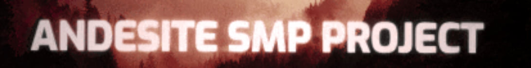 ANDESITE SMP PROJECT Minecraft Server