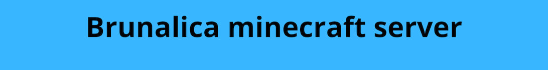 Brunalica Minecraft Server