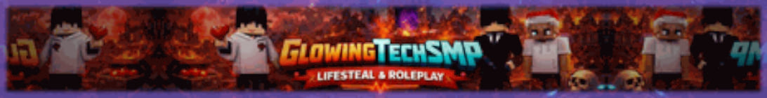 GlowingTech LifeSteal SMP Minecraft Server