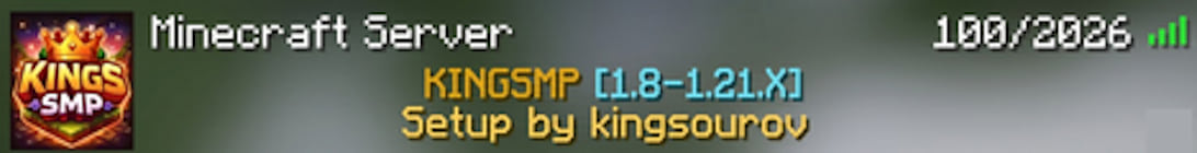 KingSMP Minecraft Server