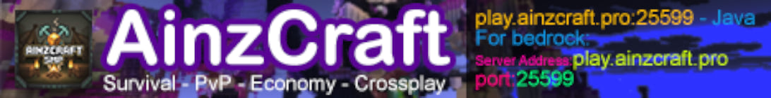 AinzCraft Minecraft Server