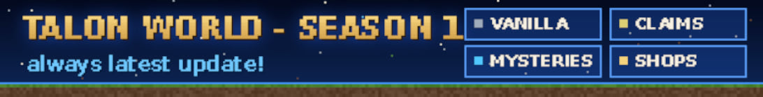 Talon World Minecraft Server