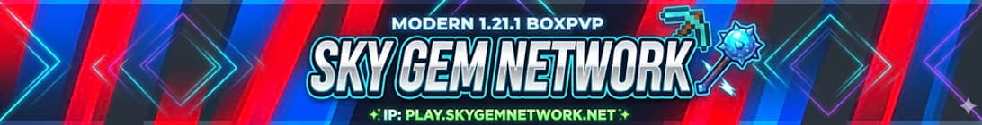 SkyGemNetwork Minecraft Server