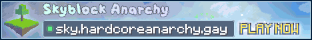 Skyblock Anarchy Minecraft Server