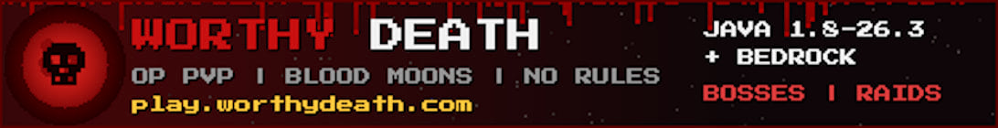 Worthy Death Minecraft Server
