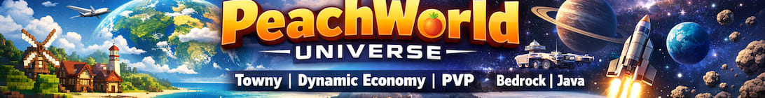 PeachWorld Universe Minecraft Server