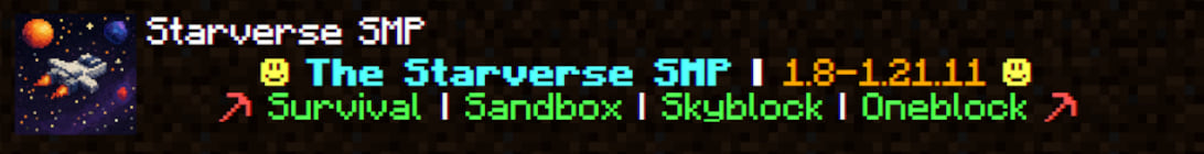 The Starverse SMP Minecraft Server
