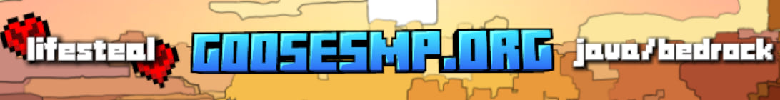 Goose SMP Minecraft Server