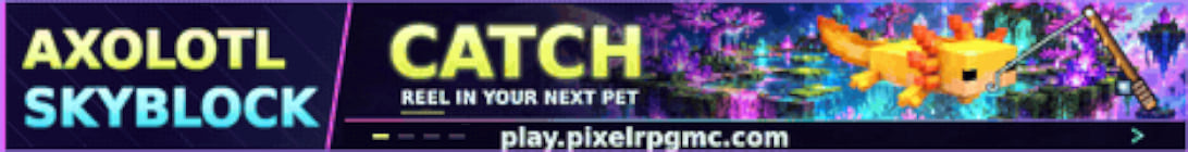 Axolotl Skyblock Minecraft Server