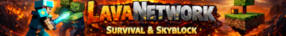 LavaNetwork Survival Skyblock Minecraft Server