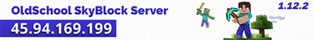 Oldschool SkyBlock Minecraft Server