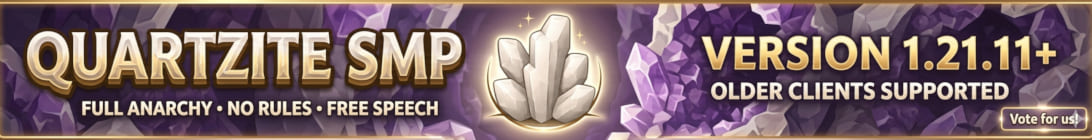 Quartzite SMP Minecraft Server