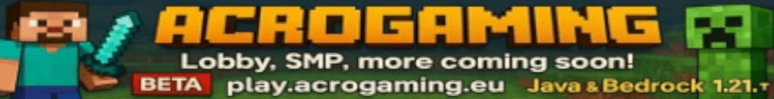 AcrogamingMc Minecraft Server