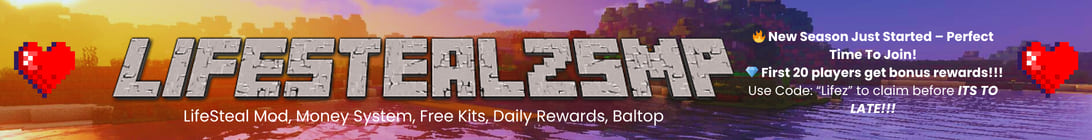LifeStealzSMP Minecraft Server
