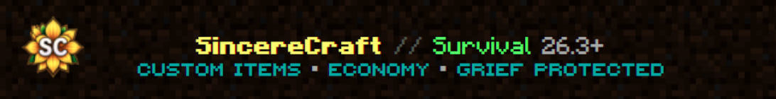 SincereCraft Minecraft Server