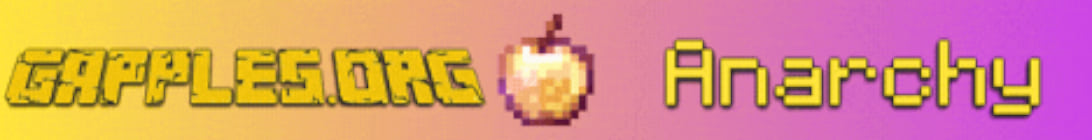 Gapples Anarchy Server Minecraft Server
