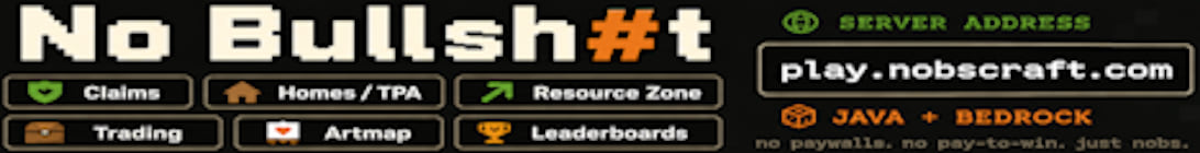NoBSCraft Minecraft Server