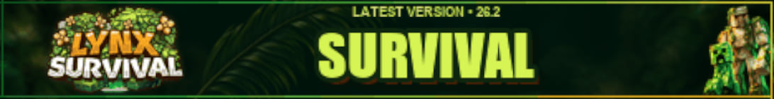 Lynx Survival Minecraft Server