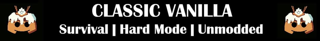 Classic Vanilla Minecraft Server