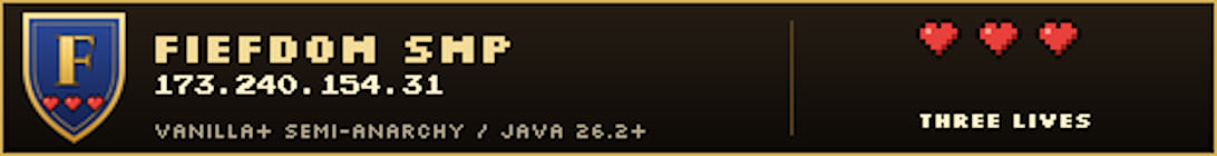 FiefdomSMP Minecraft Server