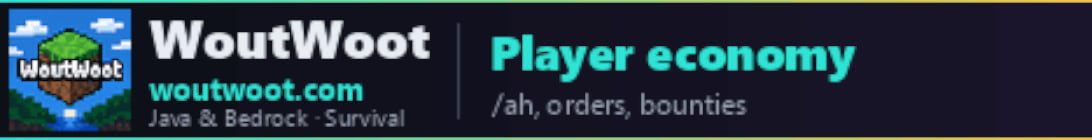 WoutWoot Minecraft Server