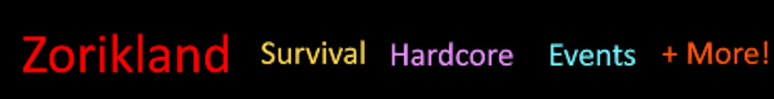 ZorikLand Minecraft Server