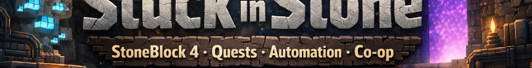 Stuck in Stone  Stoneblock 4 Minecraft Server