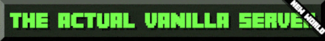 Pure Vanilla Minecraft Server